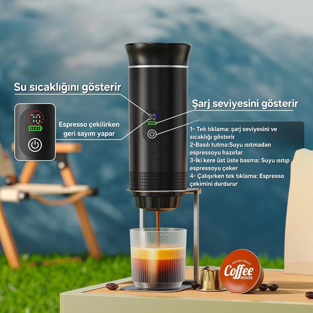 Taşınabilir Espresso Makinesi Versiyon 2
