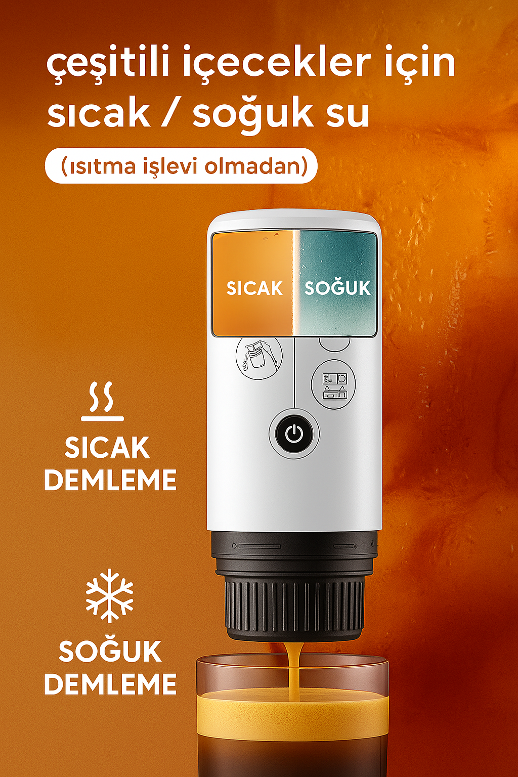 Seyahat Tipi Taşınabilir Espresso Makinesi