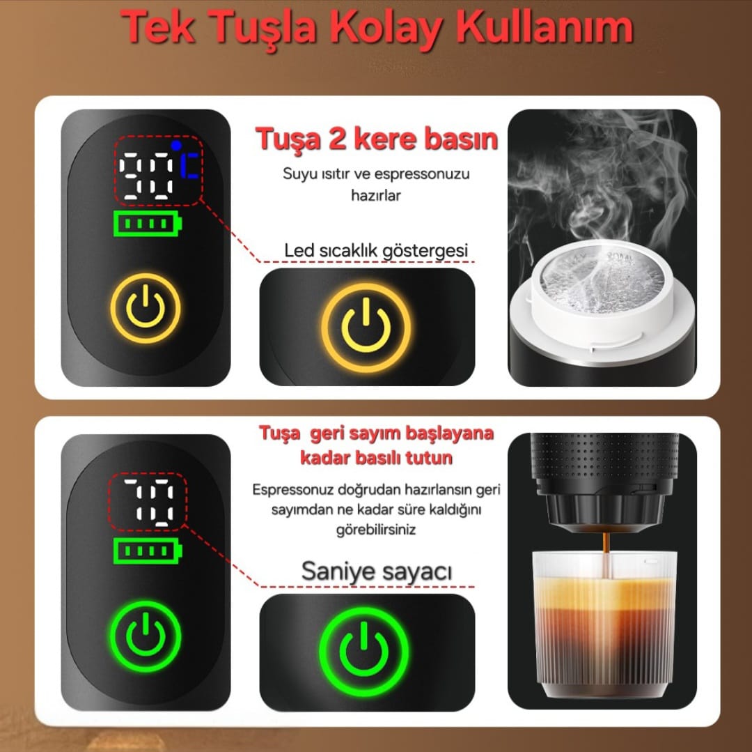 Taşınabilir Espresso Makinesi Versiyon 2