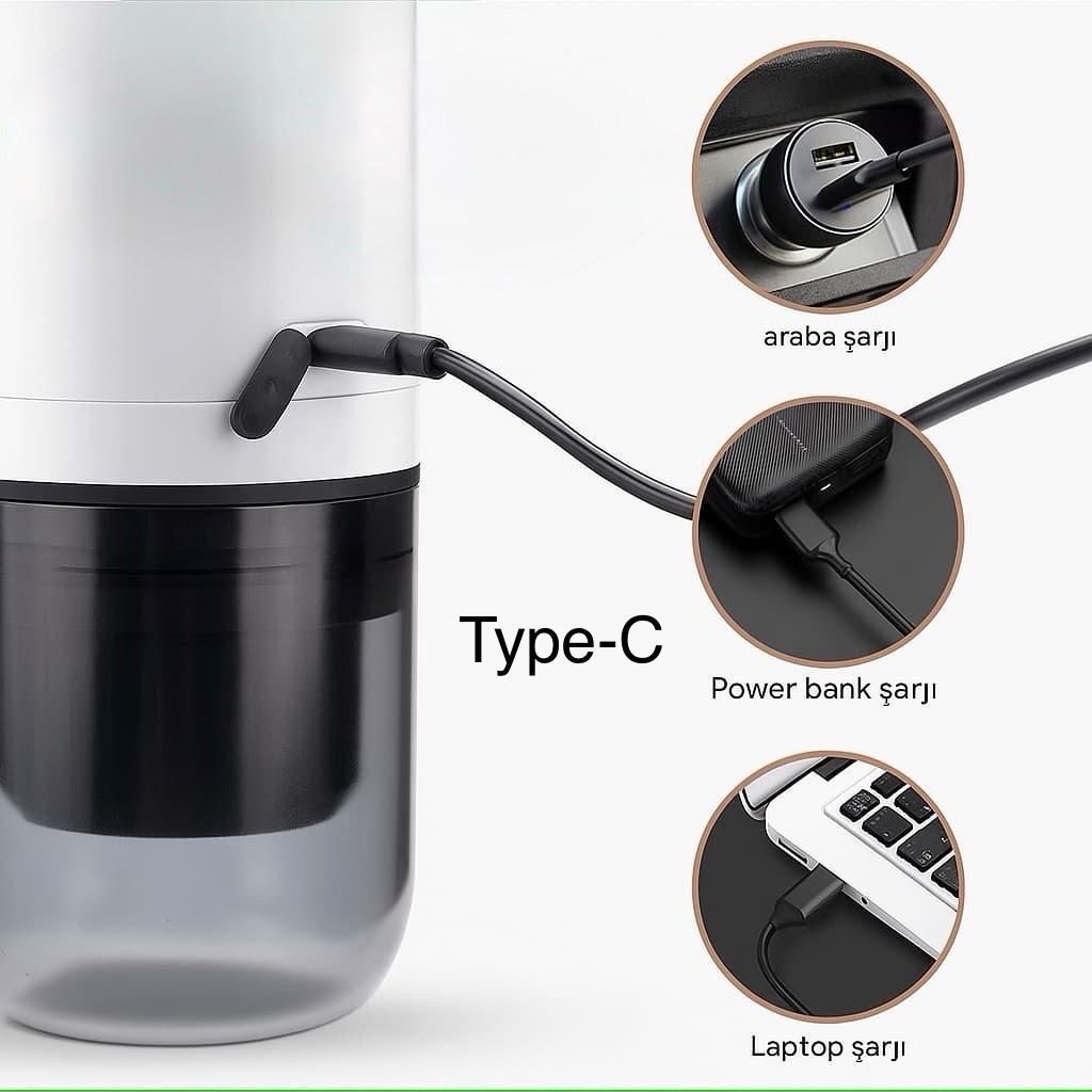 Seyahat Tipi Taşınabilir Espresso Makinesi